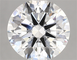 Picture of Lab Created Diamond 4.04 Carats, Round with ideal Cut, D Color, vvs2 Clarity and Certified by IGI