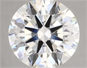 Lab Created Diamond 4.38 Carats, Round with ideal Cut, D Color, vvs2 Clarity and Certified by IGI