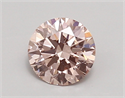Del inventario de diamantes de laboratorio, 0.78 quilates, Redondo , Color INTENSE  PINK, claridad vs2 y certificado IGI