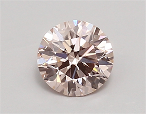 Picture of Lab Created Diamond 0.75 Carats, Round with excellent Cut, FANCY  PINK Color, vvs2 Clarity and Certified by IGI