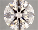Lab Created Diamond 5.48 Carats, Round with ideal Cut, LIGHT  PINK Color, vs1 Clarity and Certified by IGI