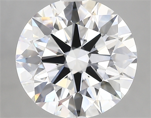 Picture of Lab Created Diamond 4.36 Carats, Round with ideal Cut, D Color, vvs2 Clarity and Certified by IGI