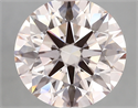 Del inventario de diamantes de laboratorio, 4.25 quilates, Redondo , Color LIGHT  PINK, claridad vvs2 y certificado IGI