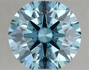 Foto Del inventario de diamantes de laboratorio, 2.01 quilates, Redondo , Color VIVID  BLUE, claridad si1 y certificado IGI de