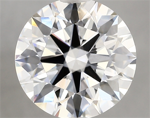 Picture of Lab Created Diamond 4.46 Carats, Round with ideal Cut, E Color, vvs1 Clarity and Certified by IGI
