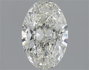 Picture of 1.31 Carats, Oval J Color, SI2 Clarity and Certified by GIA