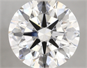 Lab Created Diamond 4.24 Carats, Round with ideal Cut, D Color, vs1 Clarity and Certified by IGI