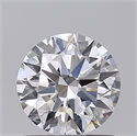 Lab Created Diamond 1.02 Carats, Round with Excellent Cut, E Color, VVS2 Clarity and Certified by IGI