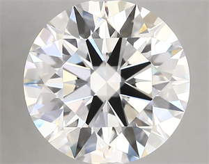 Picture of Lab Created Diamond 4.23 Carats, Round with ideal Cut, D Color, vvs2 Clarity and Certified by IGI