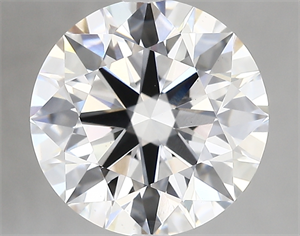 Picture of Lab Created Diamond 4.26 Carats, Round with ideal Cut, D Color, vs1 Clarity and Certified by IGI