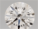 Lab Created Diamond 1.87 Carats, Round with ideal Cut, D Color, vs1 Clarity and Certified by IGI