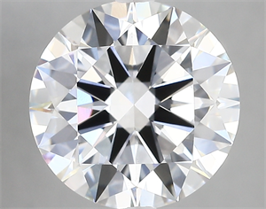 Picture of Lab Created Diamond 4.07 Carats, Round with ideal Cut, D Color, vvs2 Clarity and Certified by IGI