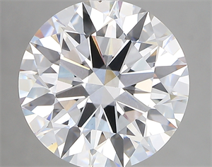Picture of Lab Created Diamond 4.03 Carats, Round with ideal Cut, D Color, vvs2 Clarity and Certified by IGI