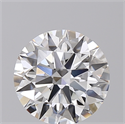 Del inventario de diamantes de laboratorio, 1.66 quilates, Redondo , Color F, claridad VS1 y certificado IGI