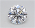 Lab Created Diamond 1.87 Carats, Round with Ideal Cut, D Color, VS2 Clarity and Certified by IGI