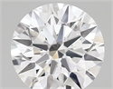 Lab Created Diamond 1.86 Carats, Round with ideal Cut, E Color, vs1 Clarity and Certified by IGI