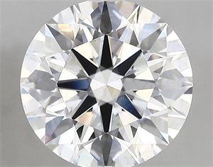 Picture of Lab Created Diamond 2.76 Carats, Round with ideal Cut, D Color, si1 Clarity and Certified by IGI