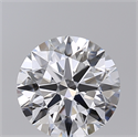Lab Created Diamond 1.02 Carats, Round with Ideal Cut, E Color, VVS2 Clarity and Certified by IGI