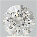 Lab Created Diamond 1.73 Carats, Round with Ideal Cut, F Color, VS1 Clarity and Certified by IGI