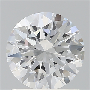 Picture of Lab Created Diamond 1.08 Carats, Round with Excellent Cut, E Color, VS1 Clarity and Certified by IGI