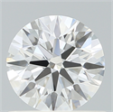 Lab Created Diamond 0.71 Carats, Round with Ideal Cut, D Color, VVS2 Clarity and Certified by IGI