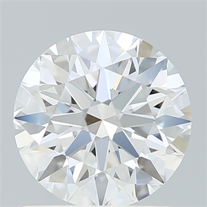 Picture of Lab Created Diamond 1.11 Carats, Round with Ideal Cut, D Color, VS1 Clarity and Certified by IGI