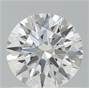 Lab Created Diamond 0.72 Carats, Round with Ideal Cut, D Color, VVS2 Clarity and Certified by IGI