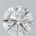Lab Created Diamond 0.90 Carats, Round with Ideal Cut, D Color, VVS2 Clarity and Certified by IGI