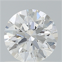 Lab Created Diamond 0.73 Carats, Round with Ideal Cut, D Color, VVS2 Clarity and Certified by IGI