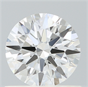 Lab Created Diamond 0.71 Carats, Round with Ideal Cut, D Color, VVS1 Clarity and Certified by IGI