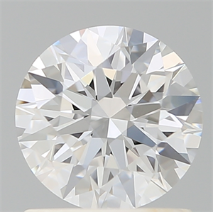 Picture of Lab Created Diamond 1.11 Carats, Round with Ideal Cut, D Color, VS1 Clarity and Certified by IGI
