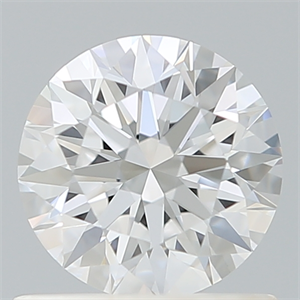Picture of Lab Created Diamond 0.76 Carats, Round with Ideal Cut, D Color, VVS2 Clarity and Certified by IGI