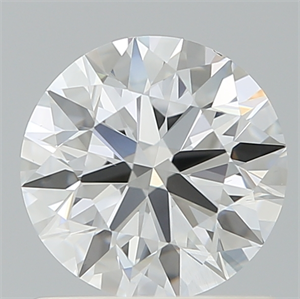 Picture of Lab Created Diamond 1.09 Carats, Round with Ideal Cut, D Color, VS2 Clarity and Certified by IGI