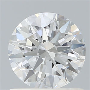 Picture of Lab Created Diamond 0.90 Carats, Round with Ideal Cut, D Color, VS1 Clarity and Certified by IGI