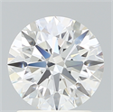 Lab Created Diamond 1.70 Carats, Round with Ideal Cut, E Color, VS1 Clarity and Certified by IGI
