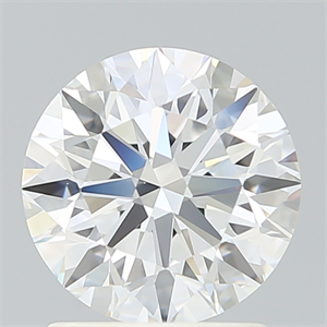 Picture of Lab Created Diamond 1.70 Carats, Round with Ideal Cut, E Color, VS1 Clarity and Certified by IGI