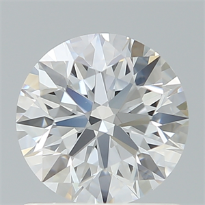 Picture of Lab Created Diamond 1.04 Carats, Round with Ideal Cut, D Color, VS1 Clarity and Certified by IGI