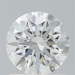 Picture of Lab Created Diamond 1.03 Carats, Round with Ideal Cut, E Color, VVS2 Clarity and Certified by IGI