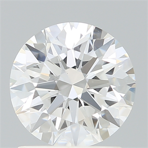 Picture of Lab Created Diamond 1.38 Carats, Round with Ideal Cut, D Color, VS1 Clarity and Certified by IGI