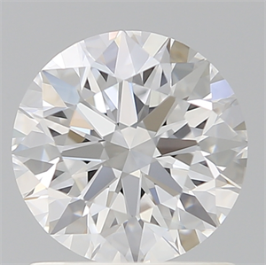 Picture of Lab Created Diamond 1.22 Carats, Round with Ideal Cut, D Color, VVS2 Clarity and Certified by IGI