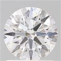 Lab Created Diamond 1.11 Carats, Round with Ideal Cut, D Color, VVS2 Clarity and Certified by IGI