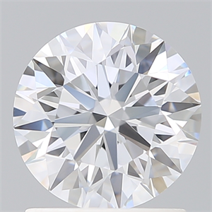 Picture of Lab Created Diamond 1.33 Carats, Round with Ideal Cut, D Color, VS1 Clarity and Certified by IGI