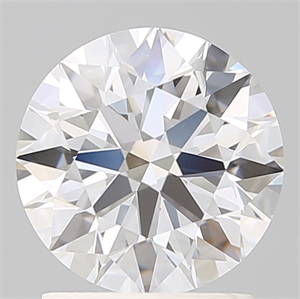 Picture of Lab Created Diamond 1.70 Carats, Round with Ideal Cut, D Color, VS2 Clarity and Certified by IGI