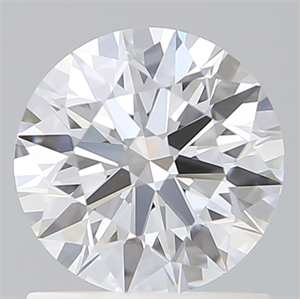 Picture of Lab Created Diamond 1.10 Carats, Round with Ideal Cut, F Color, VVS2 Clarity and Certified by IGI
