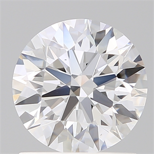 Picture of Lab Created Diamond 1.23 Carats, Round with Ideal Cut, D Color, VS2 Clarity and Certified by IGI