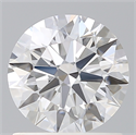Lab Created Diamond 1.10 Carats, Round with Ideal Cut, E Color, VVS1 Clarity and Certified by IGI