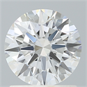 Lab Created Diamond 1.22 Carats, Round with Ideal Cut, E Color, VS1 Clarity and Certified by IGI