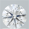 Lab Created Diamond 0.90 Carats, Round with Ideal Cut, D Color, VS1 Clarity and Certified by IGI