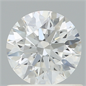 Lab Created Diamond 0.77 Carats, Round with Ideal Cut, D Color, VS1 Clarity and Certified by IGI