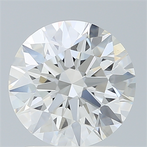 Picture of Lab Created Diamond 1.84 Carats, Round with Ideal Cut, F Color, VS1 Clarity and Certified by IGI